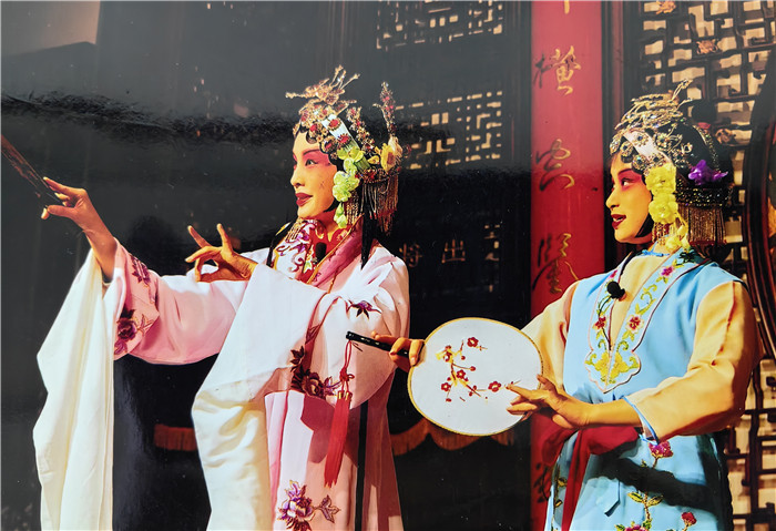 李沁（左），获得第7届“中国少儿戏曲小梅花”荟萃活动金花称号，2004年8月考入上海戏剧学院附属学校，现为国内知名影视演员.jpg